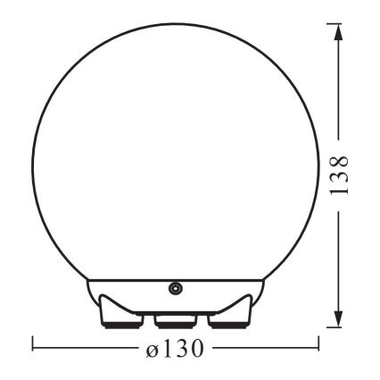 Ledvance - LED RGBW dimbare tafellamp SMART+ MAGIC LED/2,5W/5V 2200-6500K Wi-Fi wit
