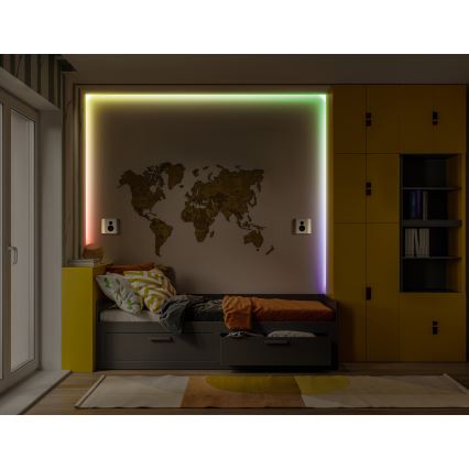 Osram - LED RGBW dimbare strip FLEX 7m LED/18W/230V + afstandsbediening