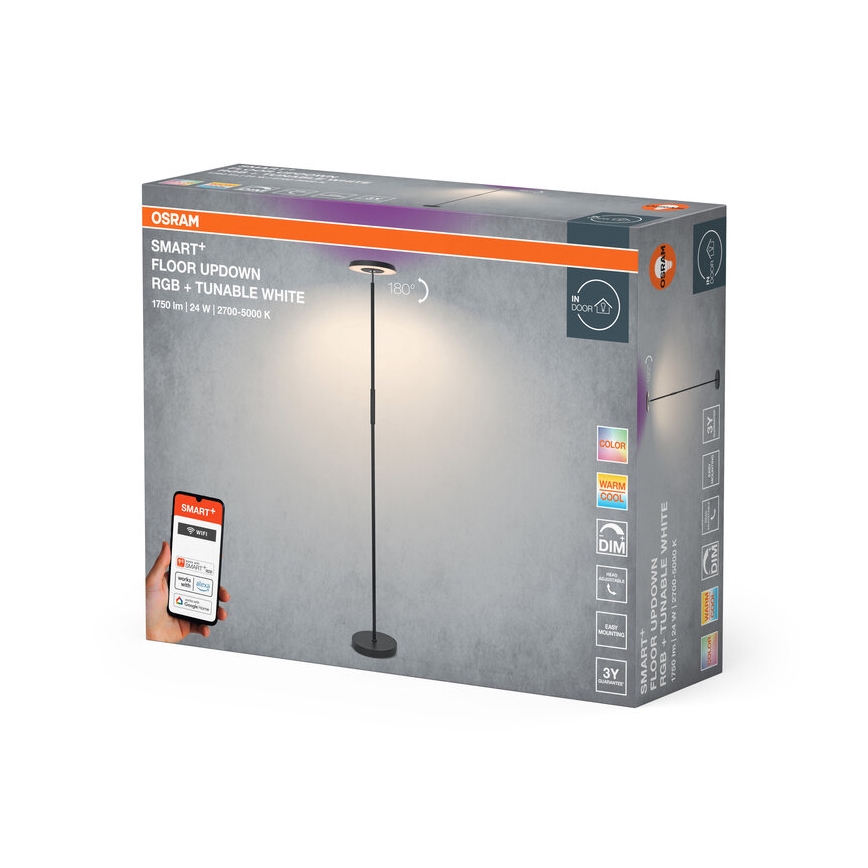 Osram - LED RGBW dimbare vloerlamp SMART+ FLOOR LED/24W/230V 2700-5000K Wi-Fi