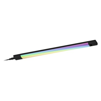 Osram - Luminaire LED RGBW dimmable sous-meuble LINEAR EDGE LED/8W/230V 50 cm noir avec détecteur de mouvement + télécommande