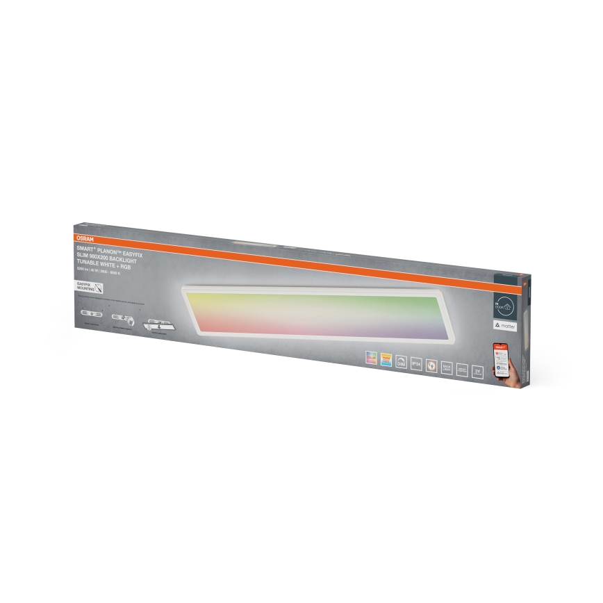 Osram - LED RGBW dimmable plafonnier SMART+ PLANON LED/40W/230V 2800-6500K 98x20 cm Wi-Fi IP54 blanc