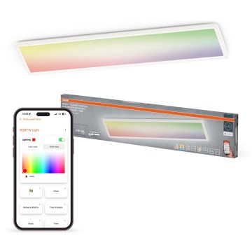 Osram - LED RGBW dimmable plafonnier SMART+ PLANON LED/40W/230V 2800-6500K 98x20 cm Wi-Fi IP54 blanc