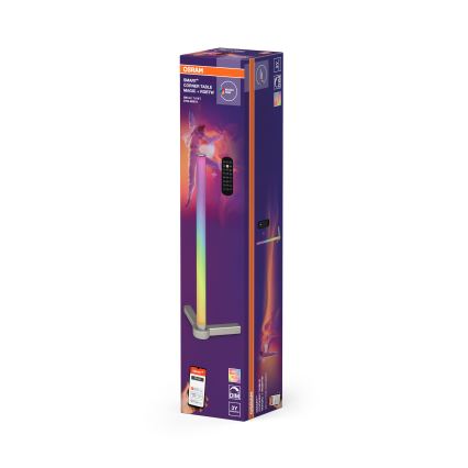 Osram - Lampe de table dimmable LED RGBW SMART+ MAGIC LED/7,5W/230V 2700-6500K argentée Wi-Fi + télécommande