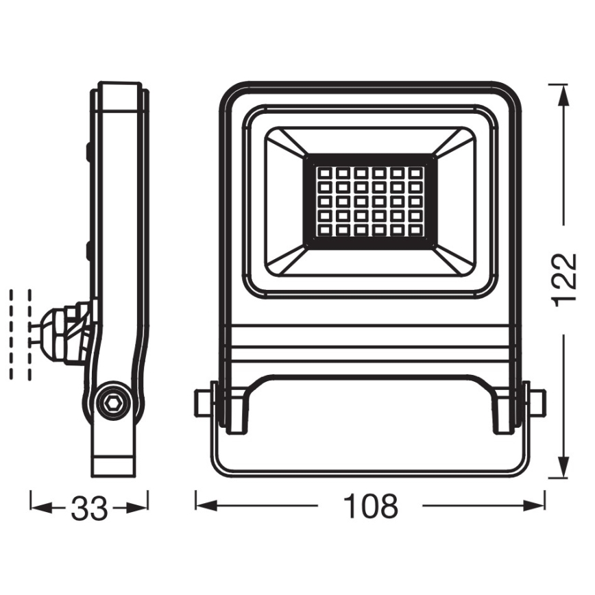 Osram - LED-schijnwerper ENDURA LED/20W/230V 3000K IP65
