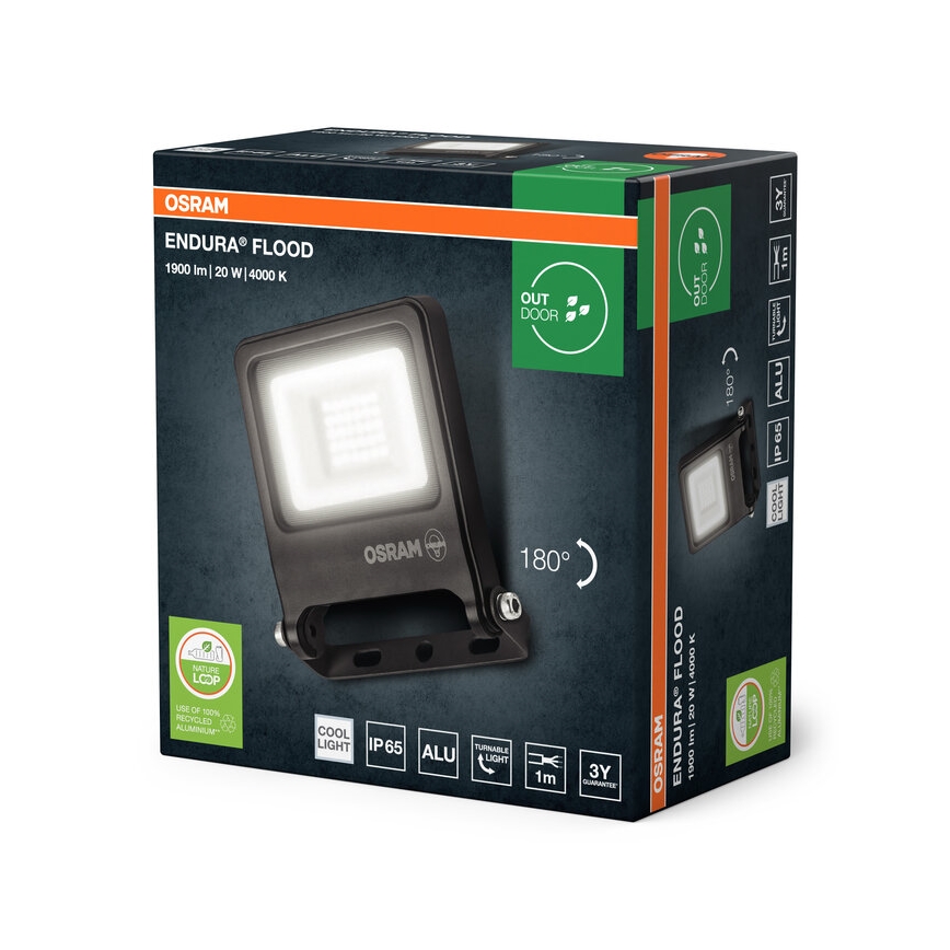 Osram - LED-schijnwerper ENDURA LED/20W/230V 4000K IP65