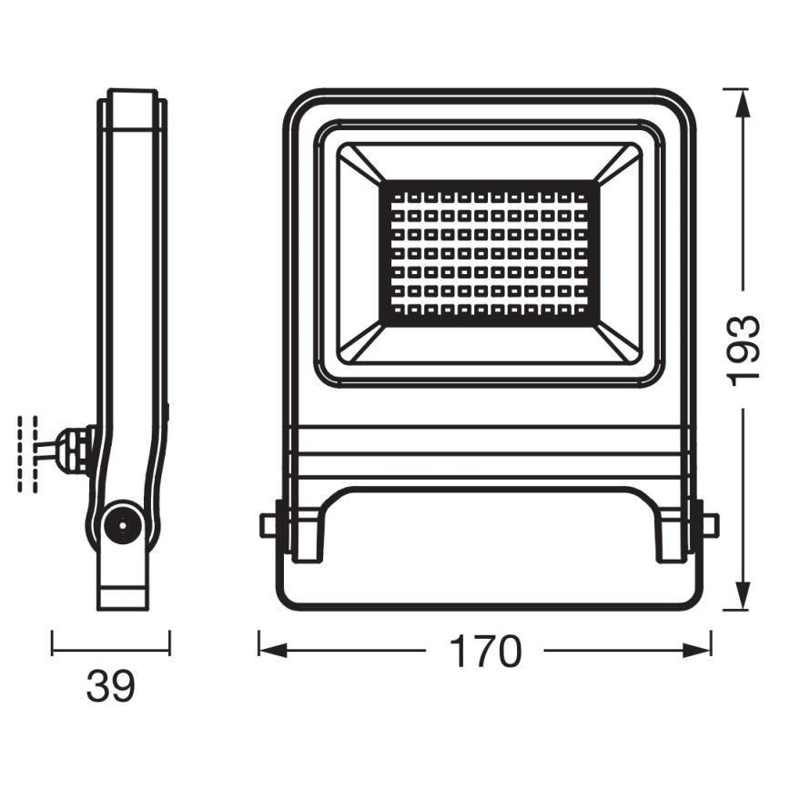 Osram - LED-schijnwerper ENDURA LED/50W/230V 3000K IP65