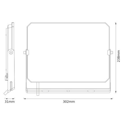 Osram - LED-schijnwerper FLOODLIGHT LED/100W/230V 3000K IP65