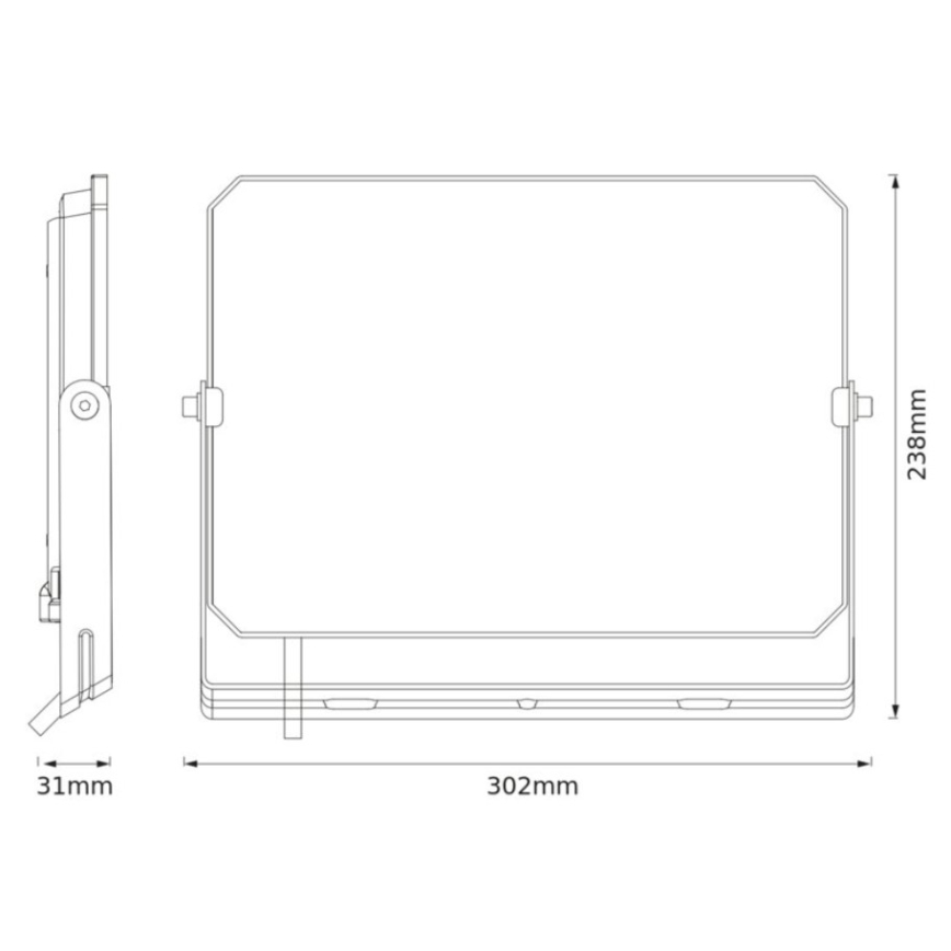 Osram - LED-schijnwerper FLOODLIGHT LED/100W/230V 3000K IP65