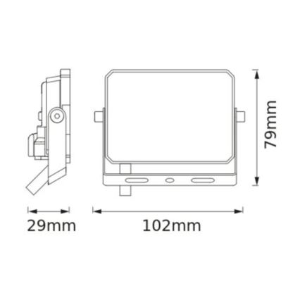 Osram - LED-schijnwerper FLOODLIGHT LED/10W/230V 3000K IP65
