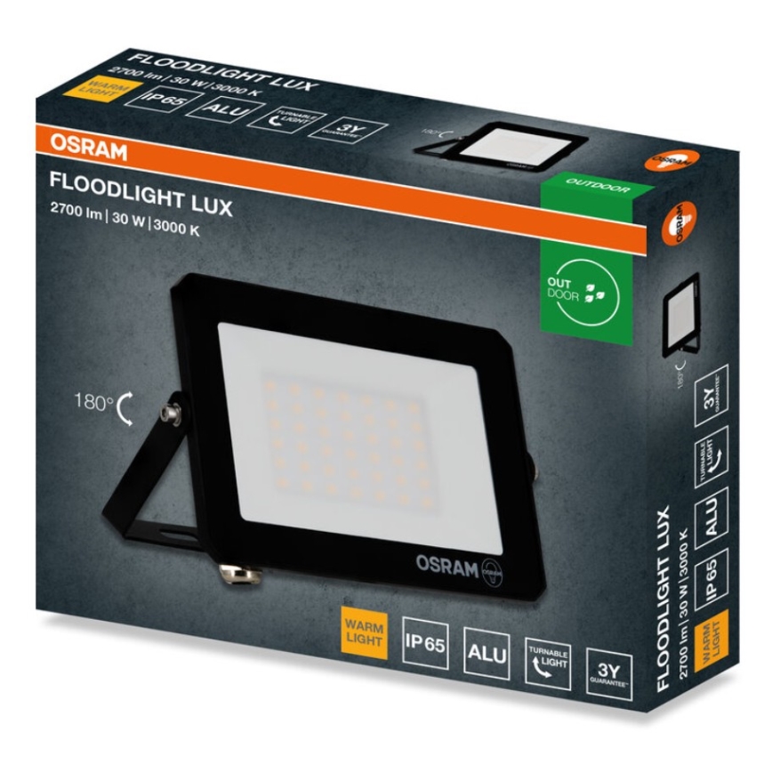 Osram - LED-schijnwerper FLOODLIGHT LED/30W/230V 3000K IP65