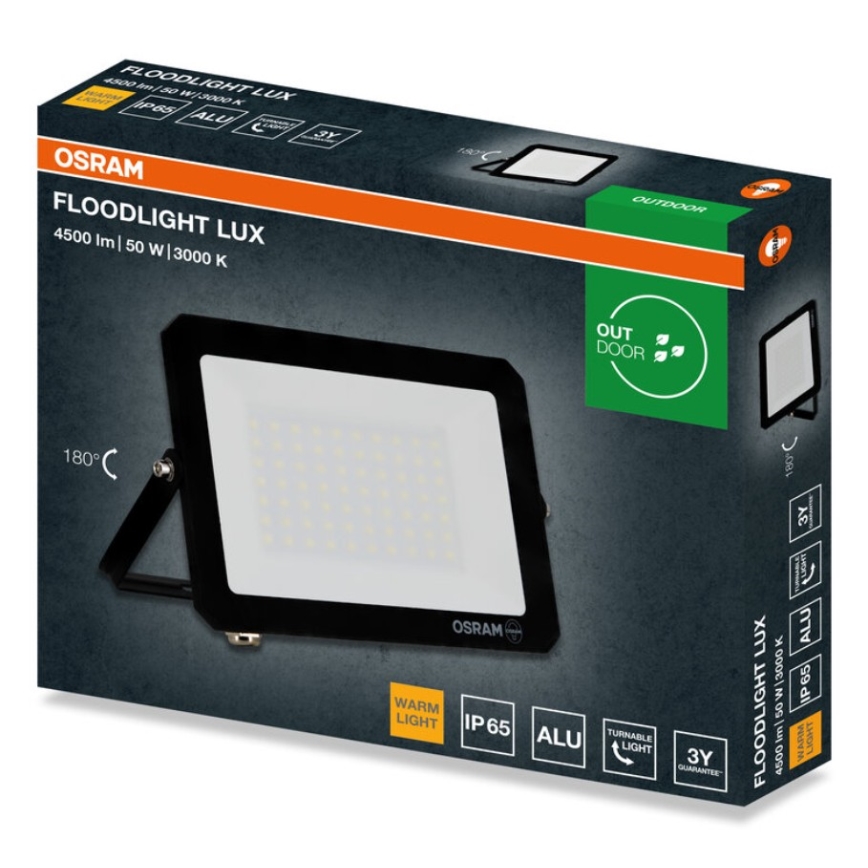 Osram - LED-schijnwerper FLOODLIGHT LED/50W/230V 3000K IP65