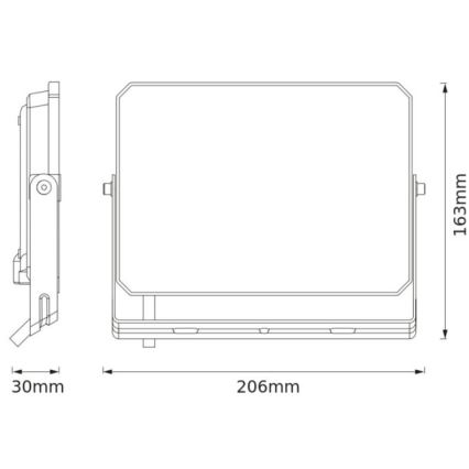 Osram - LED-schijnwerper FLOODLIGHT LED/50W/230V 4000K IP65