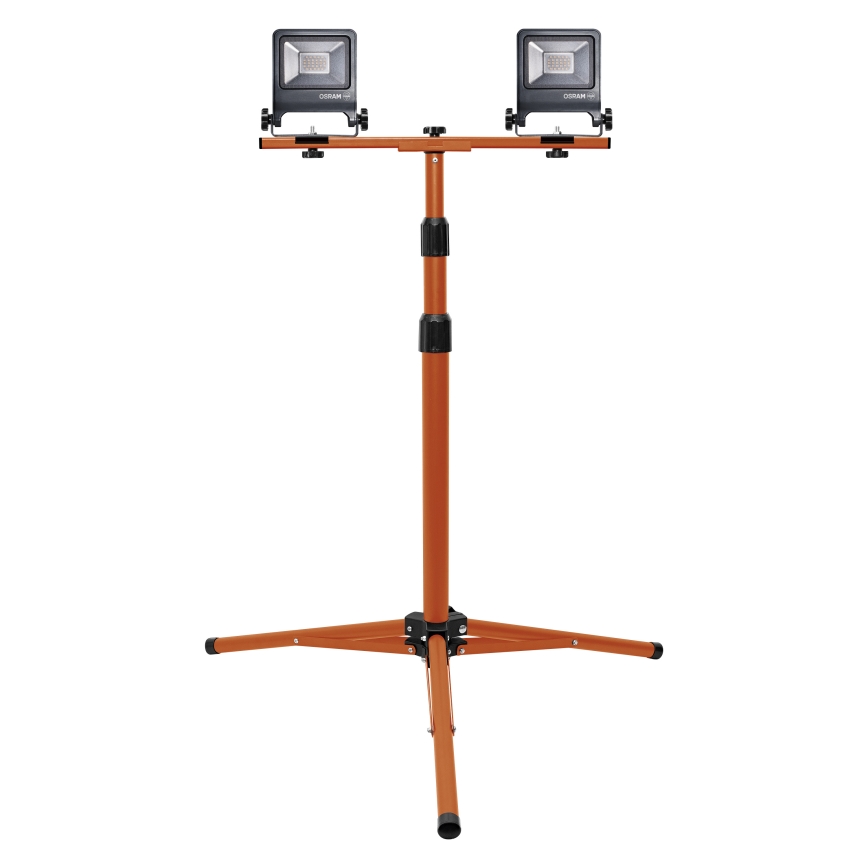 Osram - LED-schijnwerper met houder TRIPOD 2xLED/20W/230V 4000K IP65 oranje/antraciet