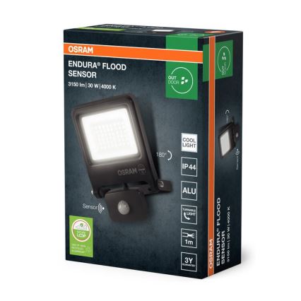 Osram - LED-schijnwerper met sensor ENDURA LED/30W/230V IP44