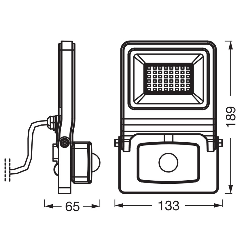 Osram - LED-schijnwerper met sensor ENDURA LED/30W/230V IP44