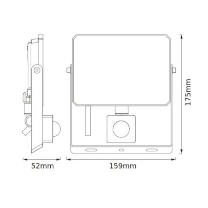 Osram - LED-schijnwerper met sensor FLOODLIGHT LED/30W/230V 3000K IP65