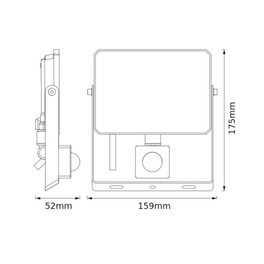 Osram - LED-schijnwerper met sensor FLOODLIGHT LED/30W/230V 6500K IP65