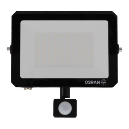 Osram - LED-schijnwerper met bewegings- en schemersensor FLOODLIGHT LED/50W/230V 6500K IP65 zwart