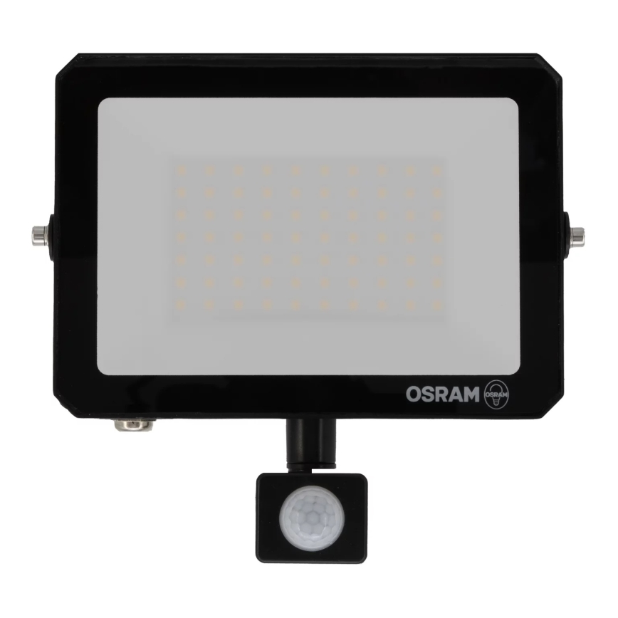 Osram - LED-schijnwerper met bewegings- en schemersensor FLOODLIGHT LED/50W/230V 6500K IP65 zwart