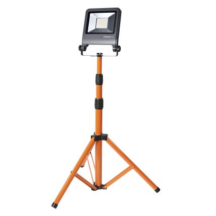 Osram - LED-schijnwerper met statief TRIPOD LED/50W/230V 4000K IP65 oranje