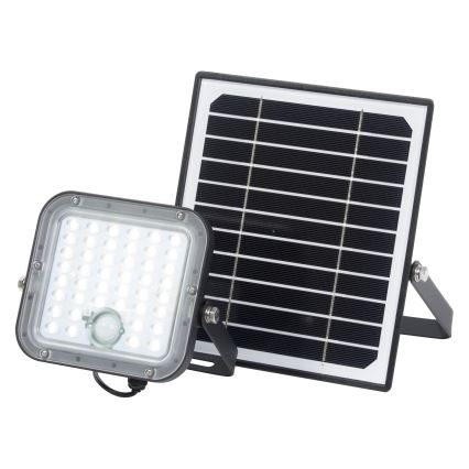 Osram - Dimbare LED-zonne-schijnwerper met sensor ENDURA LED/10W/4,2V 4000K IP65 zwart + afstandsbediening