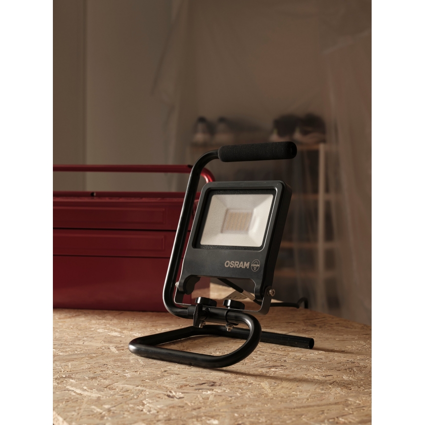 Osram - LED-straler met montagebeugel S-STAND LED/30W/230V 4000K IP65 antraciet