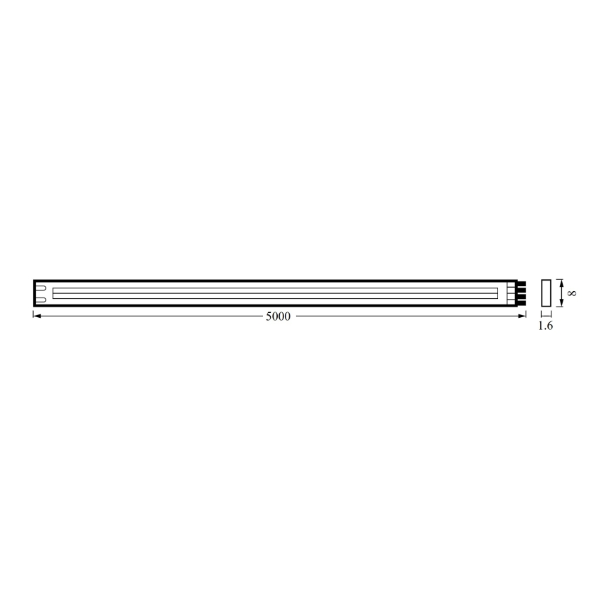 Osram - LED-strip FLEX COB 5m LED/24W/230V