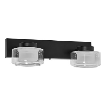 Osram - LED-wandarmatuur voor badkamer ORBIS FLAME 2xLED/5,5W/230V 3000/4000K IP44 zwart