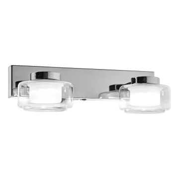 Osram - LED wandlamp voor badkamer ORBIS FLAME 2xLED/5,5W/230V 3000/4000K IP44 glanzend chroom