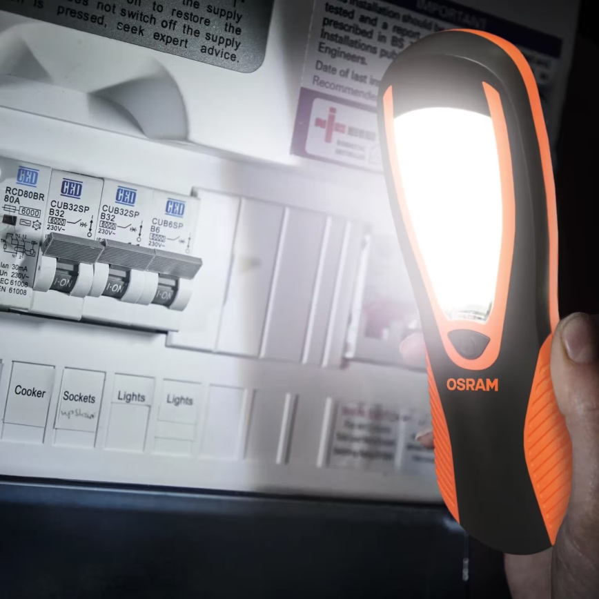 Osram - LED-zaklamp LEDINSPECT TASK 180 ESSENTIAL LED/3W/3xAAA