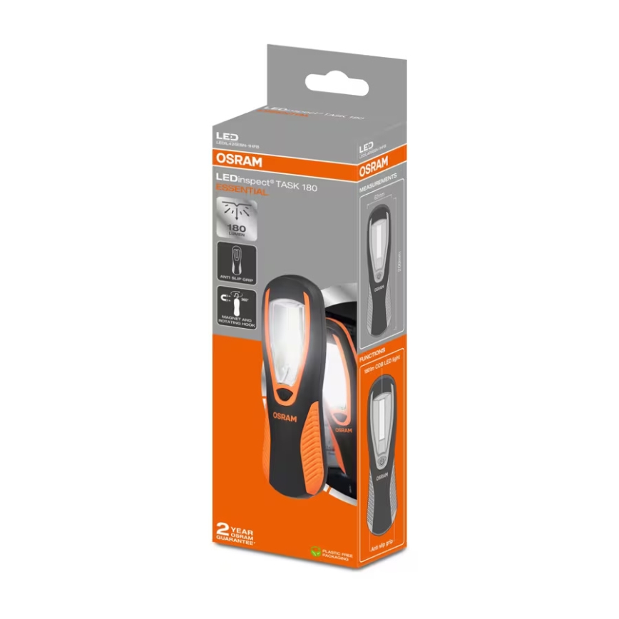 Osram - LED-zaklamp LEDINSPECT TASK 180 ESSENTIAL LED/3W/3xAAA