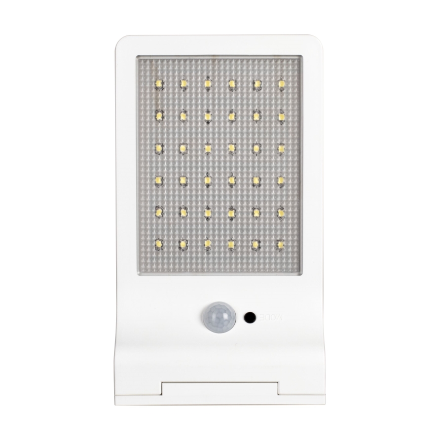 Osram - LED zonne-muurlamp met sensor DOORLED LED/3W/3,3V 2000 mAh IP44 wit