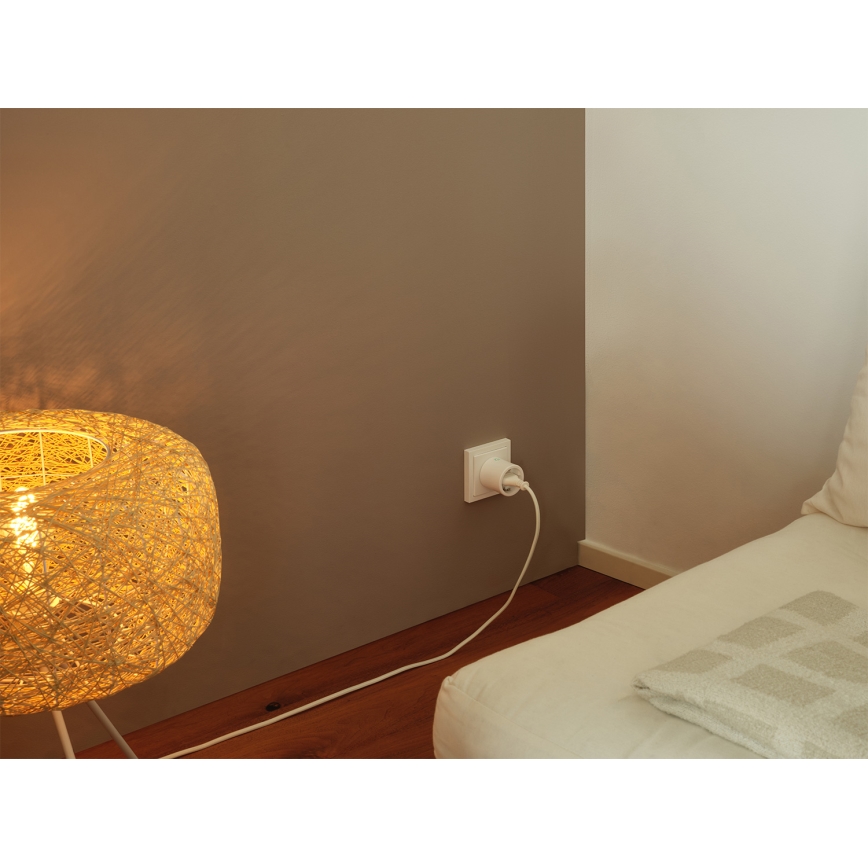 Osram - Lot de 2 prises connectées SMART+ MATTER SCHUKO 2300W/230V/10A Wi-Fi blanches