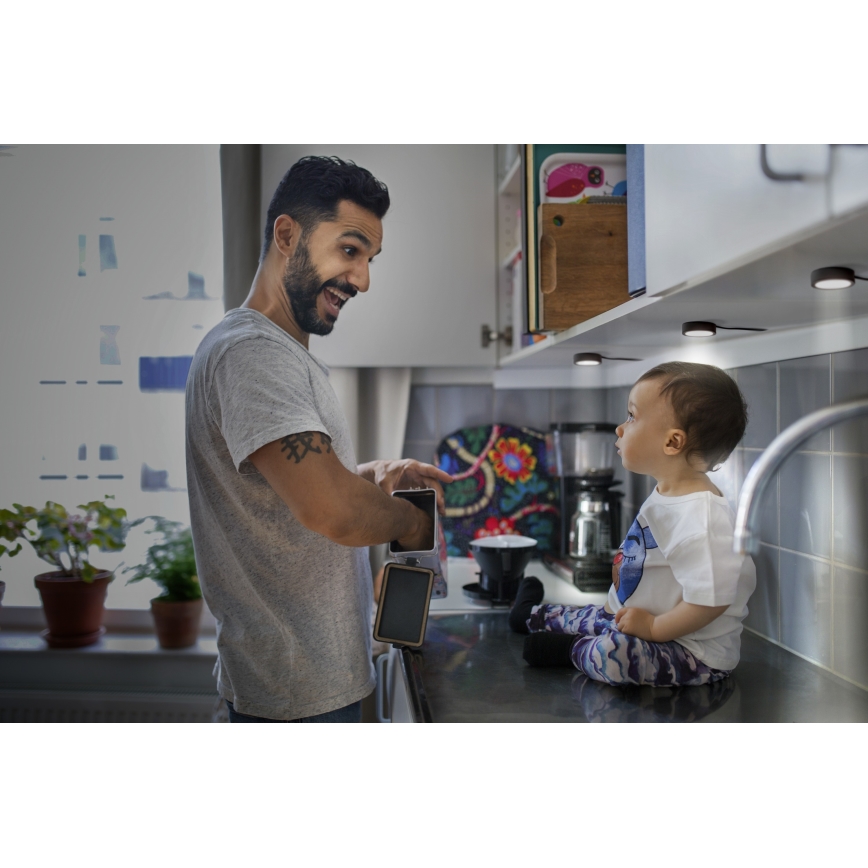 Osram - Lot de 3 luminaires LED sous-meuble UNDERCABINET LED/3W/230V 3000K noir