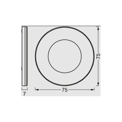 Osram - Lot de 3 luminaires LED sous-meuble UNDERCABINET LED/8,5W/230V 3000K blanc