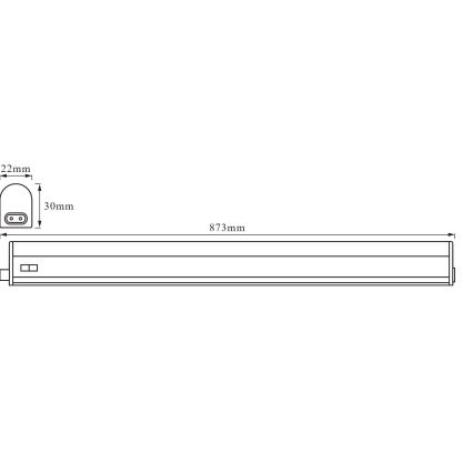 Osram - Luminaire LED sous-meuble BATTEN LED/10W/230V