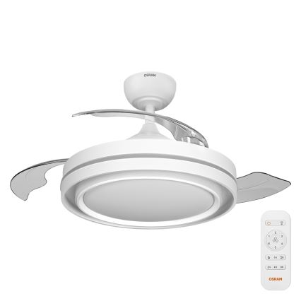 Osram - Plafonnier LED dimmable avec ventilateur PONIENTE LED/36W/230V 3000/4000/6500K + télécommande