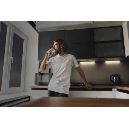 Osram - Luminaire LED sous-meuble dimmable avec capteur de mouvement et capteur crépusculaire LINEAR LED/5W/3,7V 2200 mAh 3000K 35 cm blanc