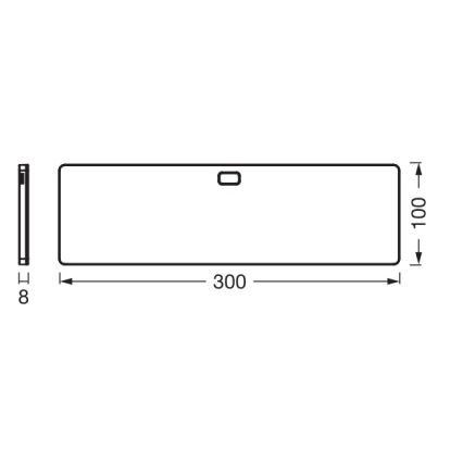 Osram - Luminaire LED dimmable sous-meuble avec détecteur de mouvement UNDERCABINET LED/5W/230V 3000/4000/6500K 10x30 cm blanc