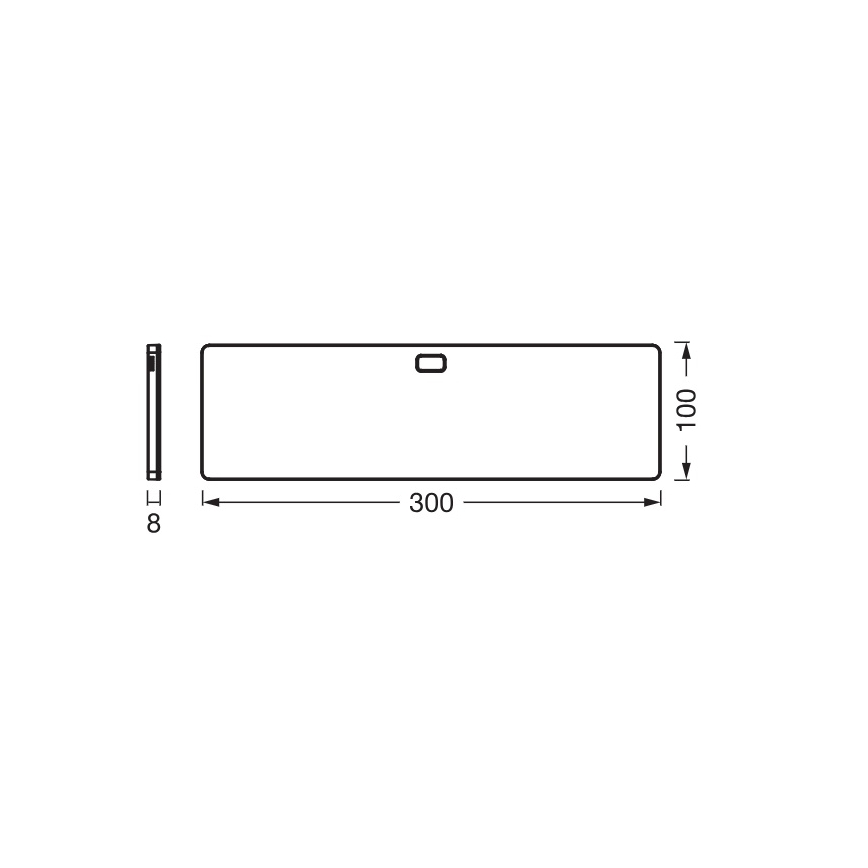Osram - Luminaire LED dimmable sous-meuble avec détecteur de mouvement UNDERCABINET LED/5W/230V 3000/4000/6500K 10x30 cm blanc