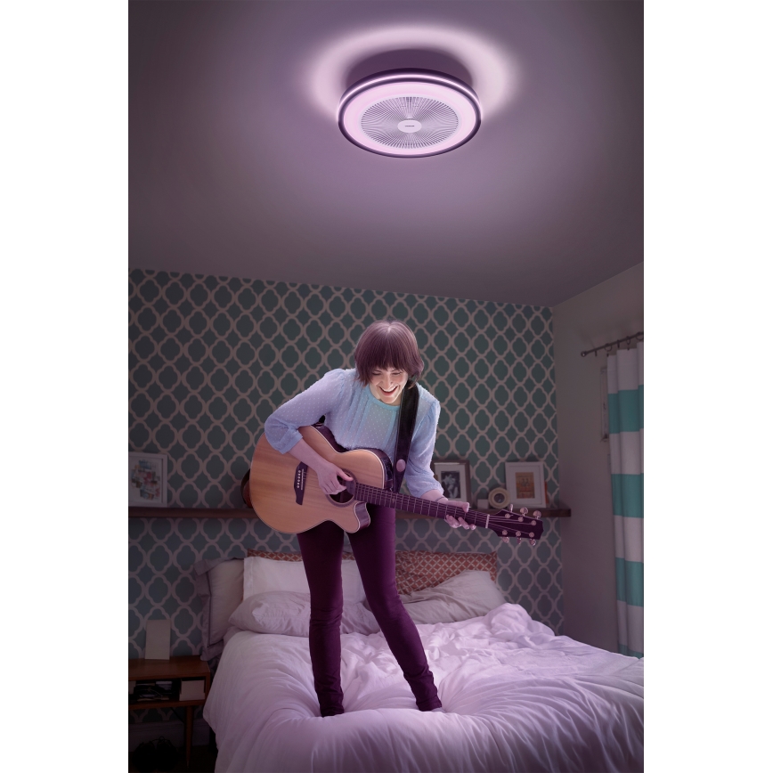 Osram - Plafonnier LED dimmable avec ventilateur MURLAN LED/26W/230V 3000-6500K + télécommande