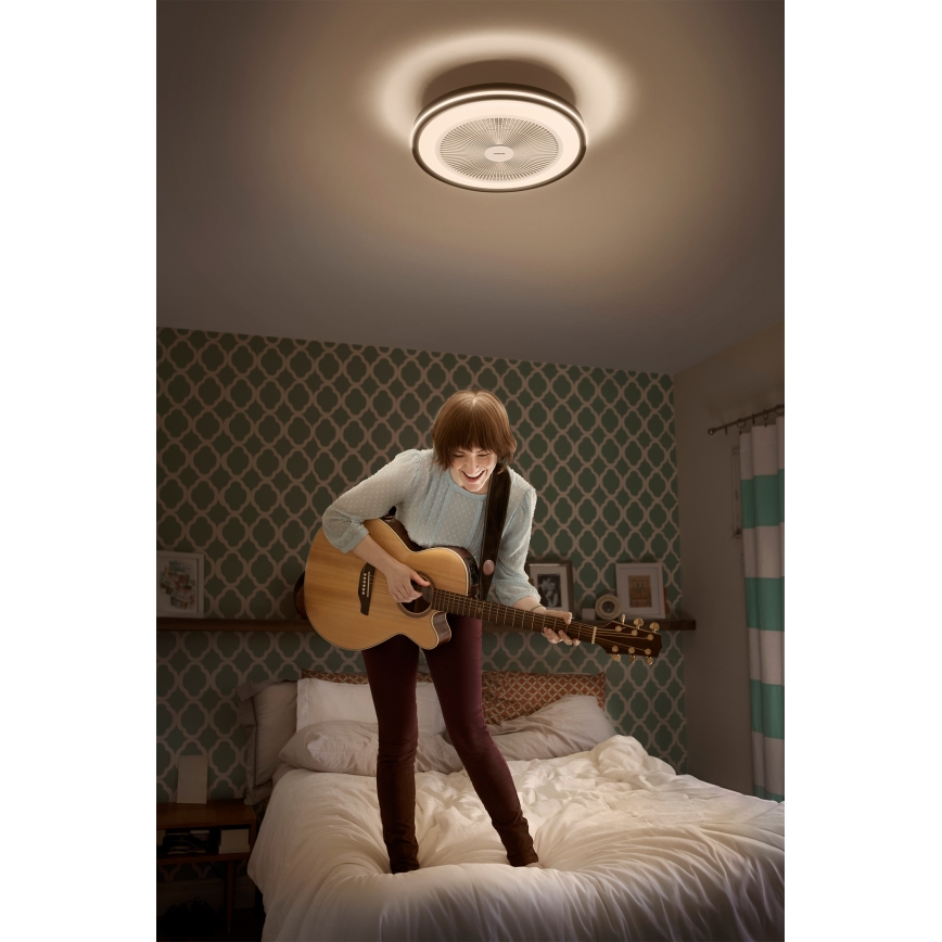 Osram - Plafonnier LED dimmable avec ventilateur MURLAN LED/26W/230V 3000-6500K + télécommande