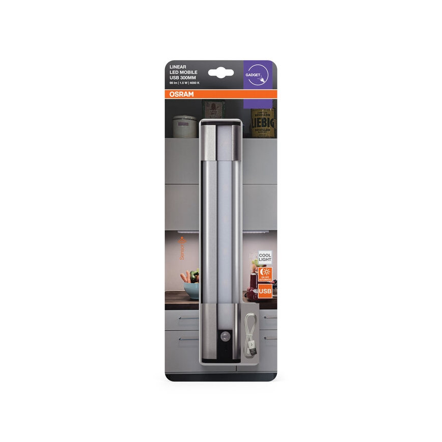 Osram - luminaire LED sous-meuble avec capteur MOBILE LED/1,5W/3,7V 1800 mAh