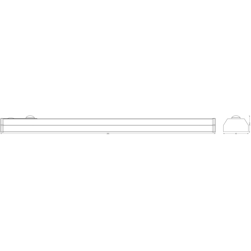 Osram - Luminaire LED sous-meuble avec capteur MOBILE LED/1W/3,7V 500 mAh 20 cm