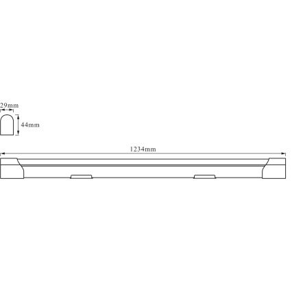 Osram - Luminaire LED sous-meuble BATTEN LED/20W/230V 123,4 cm