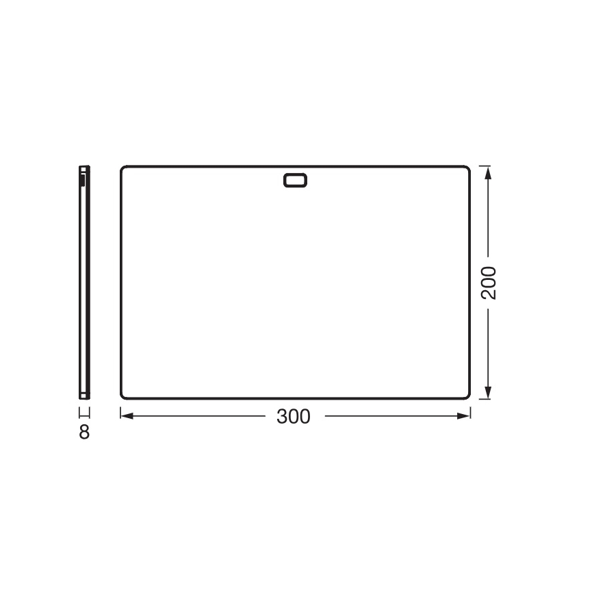 Osram - Luminaire sous-meuble LED dimmable avec détecteur de mouvement UNDERCABINET LED/7,5W/230V 3000/4000/6500K 20x30 cm blanc