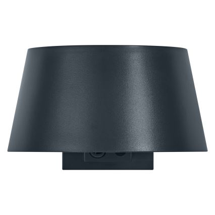 Osram - Applique murale solaire LED avec capteur ENDURA STYLE LED/10,1W/4,2V 2000 mAh IP54 anthracite