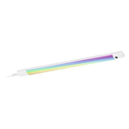 Osram - LED RGBW dimmable pour sous-meubles avec détecteur de mouvement LINEAR EDGE LED/8W/230V 50 cm blanc + télécommande
