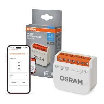 Osram - Module de commande pour stores vénitiens, volets roulants et rideaux SMART+ 230 V Wi‑Fi