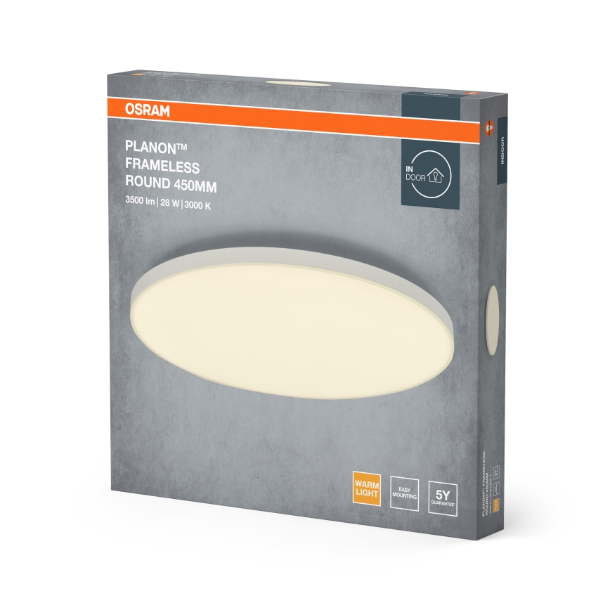 Osram - Opbouw-LED-paneel PLANON LED/28W/230V 3000K Ø 45 cm wit
